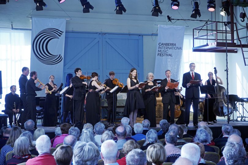 Photograph of choir performing at CIMF