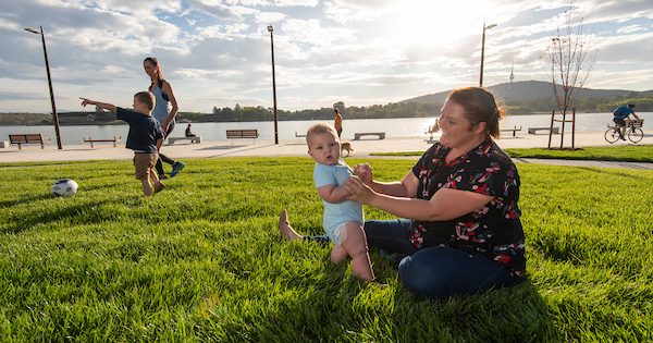 Party by the lake as Canberra’s new lakeside park opens to the public