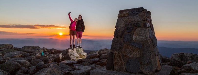 Australasia's highest point - Mount Kosciusko. Photo: NPWS.