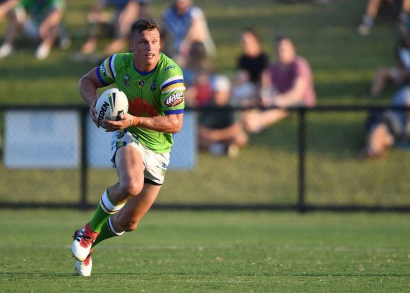 The fullback appeared at the ACT Magistrates Court this morning (28 June). Photo: Canberra Raiders.