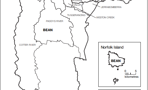 Parties jockey as AEC redistribition proposes new southern seat of Bean for ACT