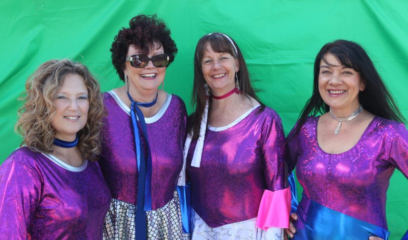  The Abba Dabba Doozies: (L-R) Mandy Hudson, Wendy Landon, Leanne O'Donohue and Stacey Donnelly. Photos: Belinda Cranston. 