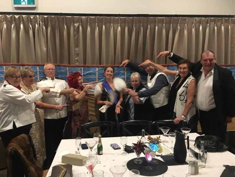 Muddy Puddles at Batemans Bay held a fundraising Murder Mystery Night on Saturday as the winds blew, "And the murderer is..." Photo: Muddy Puddles Facebook.