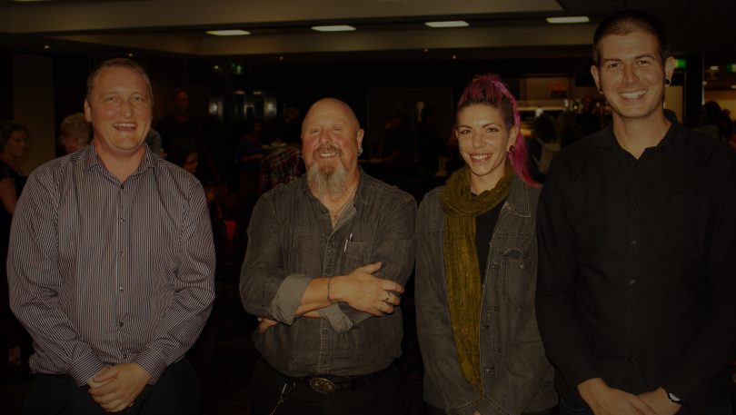 Sam Stephenson, Glenn Cotter, Claudia Wszola, Chris Pittilo. Photo: Ian Campbell.