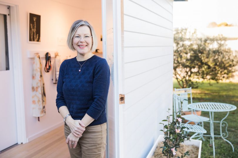 Anne in her gallery. Photo: Mel Hill Photography.