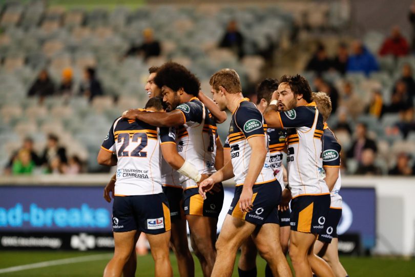 The Brumbies will need to win their last three matches to have any chance of making the finals. Photo: Supplied.