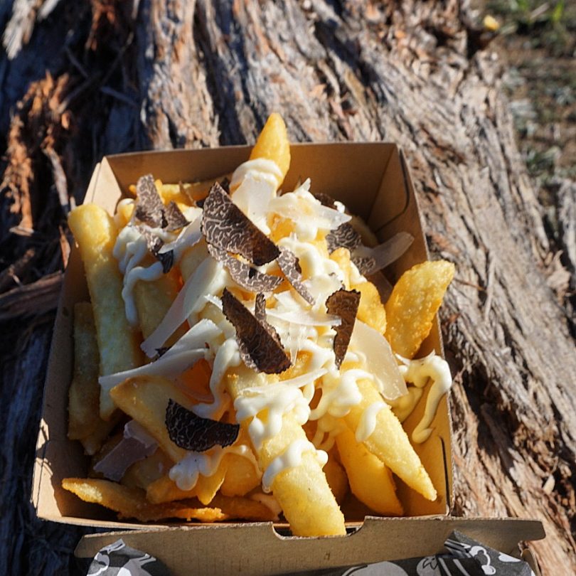 Real Truffle Loaded Fries. Photo: Sophia Brady