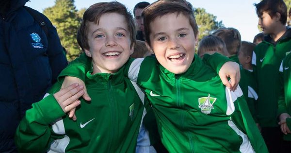 Kids and parents rejoice as football returns to Canberra