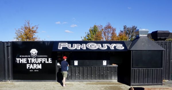 Truffles in a burger - you know it makes sense in Canberra