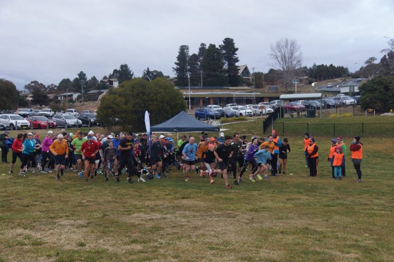 The launch of Jindabyne Parkrun. Photo: Jindabyne Parkrun Facebook.