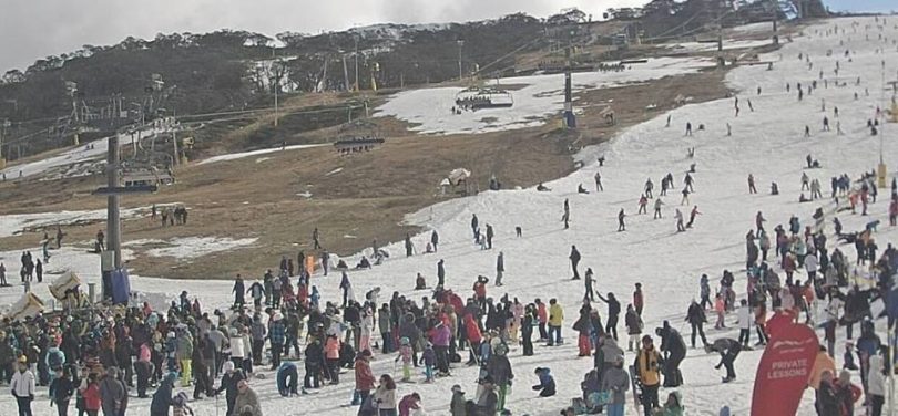 "The stuff night mares are made of." Heidi Jane at Perisher. Photo: Heidi Jane Facebook.