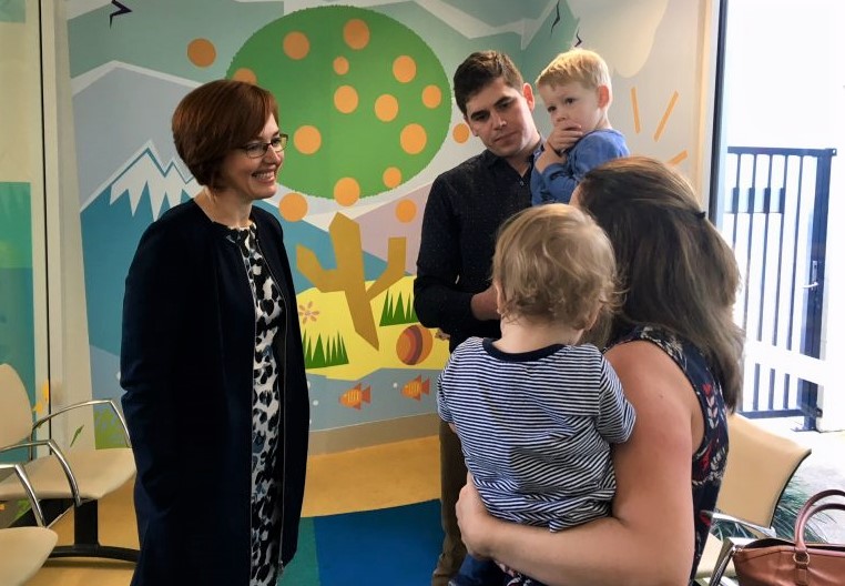 Record numbers of young children have been vaccinated for the flu following free vaccines announced by Health Minister Meegan Fitzharris. Photo supplied.