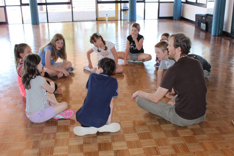 The children worked together to come up with the concept for the musical.