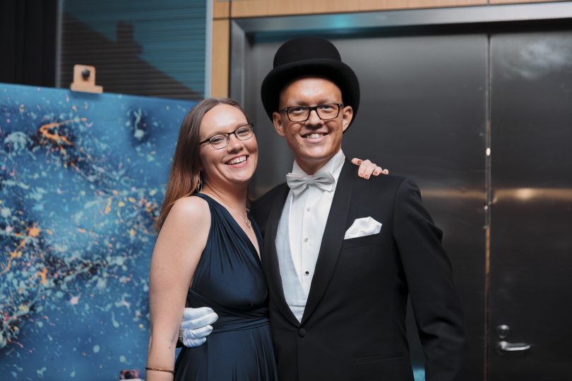 Rhys Summergreene with his sister Tara at the Resplendent Ball.