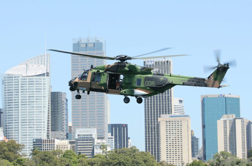 HMAS Albatross is home to 808 Squadron and their MRH-90 helicopters. Photo: navy.gov.au