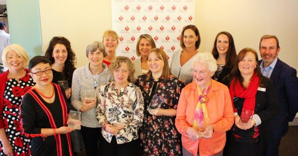 Foundation offers heartfelt thanks to outstanding Canberra women