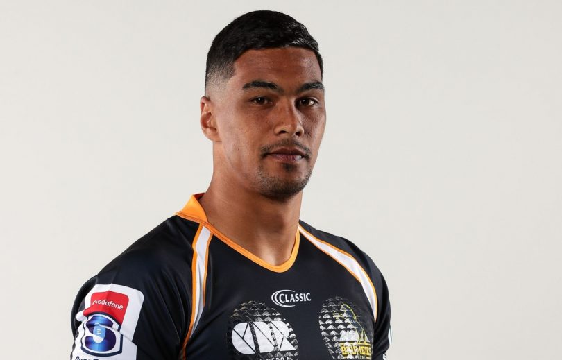 Chance Peni was handed his fourth suspension in the past 13 months for his lifting tackle on Saturday. Photo: Supplied by Brumbies Rugby.
