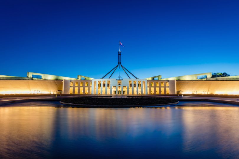 Australian Parliament House: File photo.