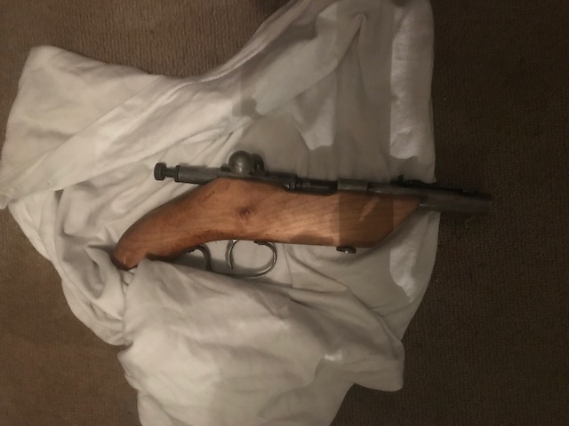 A gun that was seized by police in a recent search. Photo: Supplied by ACT Policiing