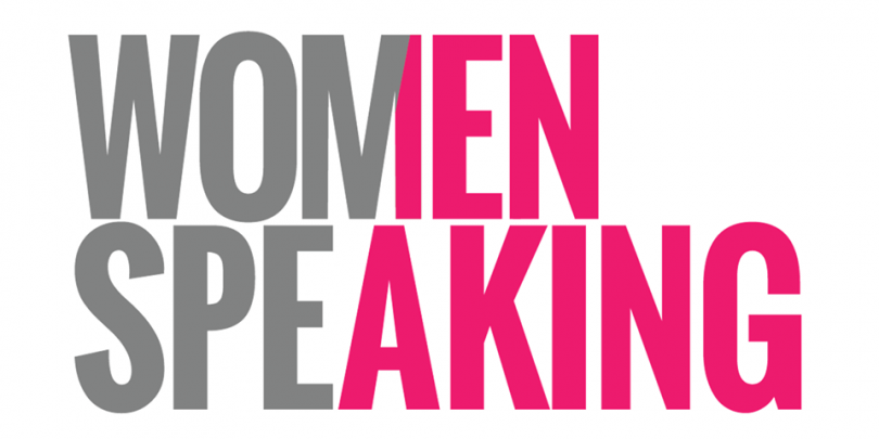 Women speaking
