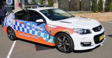 Eurobodalla and Bega Valley police car gets Aboriginal make over