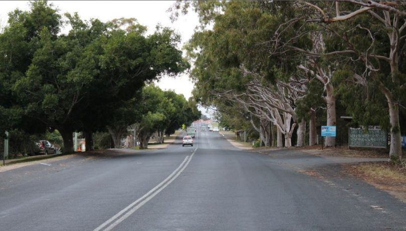 Residents along Bega Street at Tathra have raised a number of questions about the proposed bike track. Photo: Ian Campbell.