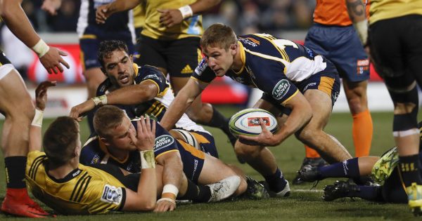 Two-year Kiwi curse over as Brumbies beat Hurricanes and keep finals chances alive