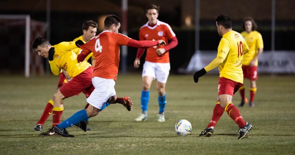 Canberra FC fall under Broadmeadow's spell as Magic progress to FFA Cup round of 16