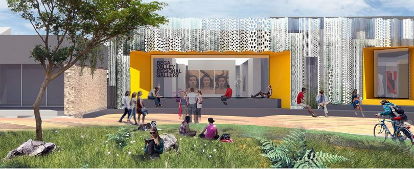 An accessible façade will allow the community to view artworks 24/7. Photo: Supplied.