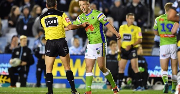 Sam Williams says Raiders not blaming referees for loss against Sharks as calls for change intensify