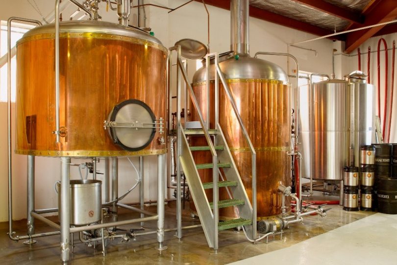 Behind the scenes at the Zierholz Brewery Fyshwick. Photo: Supplied.