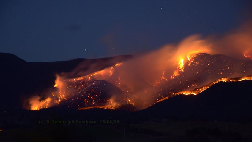 The Yankees Gap Road Fire, August 15. Photo: Rachel Helmreich