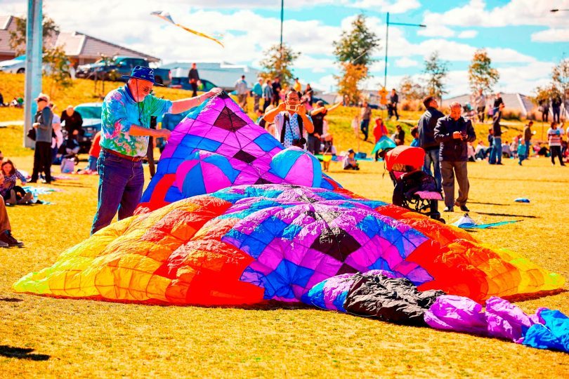 This Father's Day, enjoy a family fun day out at the Googong Flying Hight kite festival. Photo: Supplied.