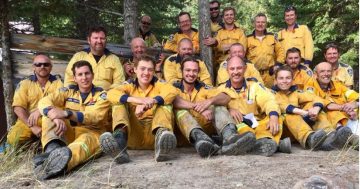 Firefighter's note in the Canadian woods boomerangs back to Australia
