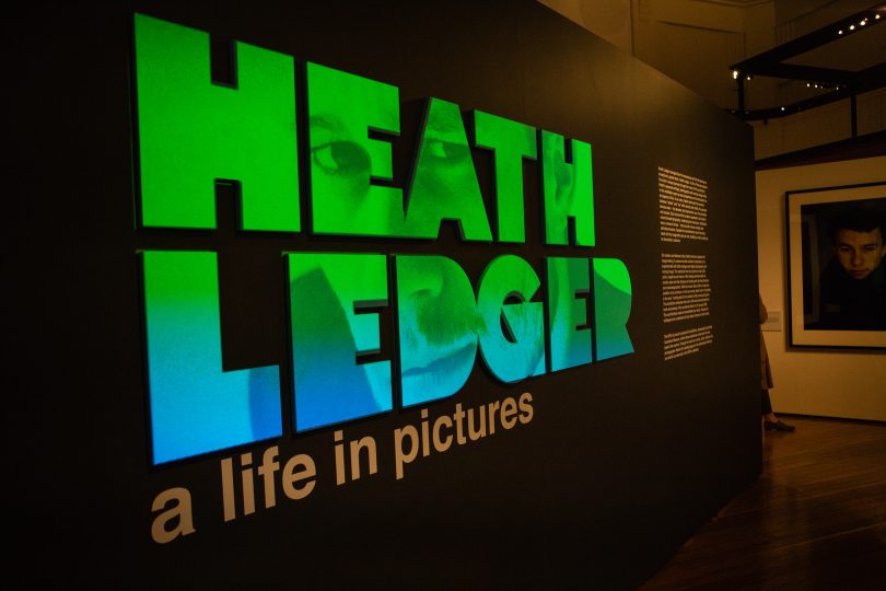 It's the last weekend to catch the Heath Ledger exhibition at the NFSA. File photo. 