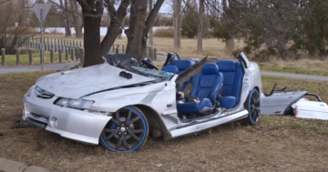 Man suffers life-threatening injuries after crashing into a tree in Campbell