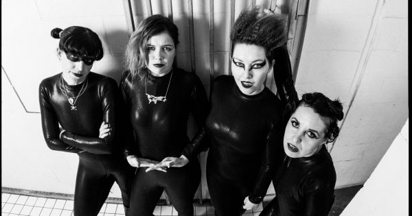 Canberra band Glitoris launch politically charged and ferocious single 'Spit Hood'