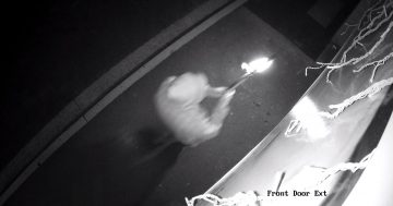 Police report flaming object was thrown into Phillip massage business
