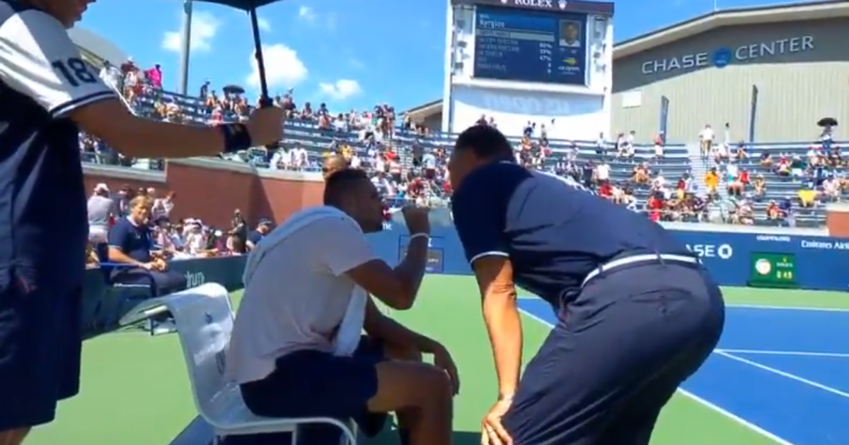 I Want To Help You Umpire Gives Nick Kyrgios Pep Talk In