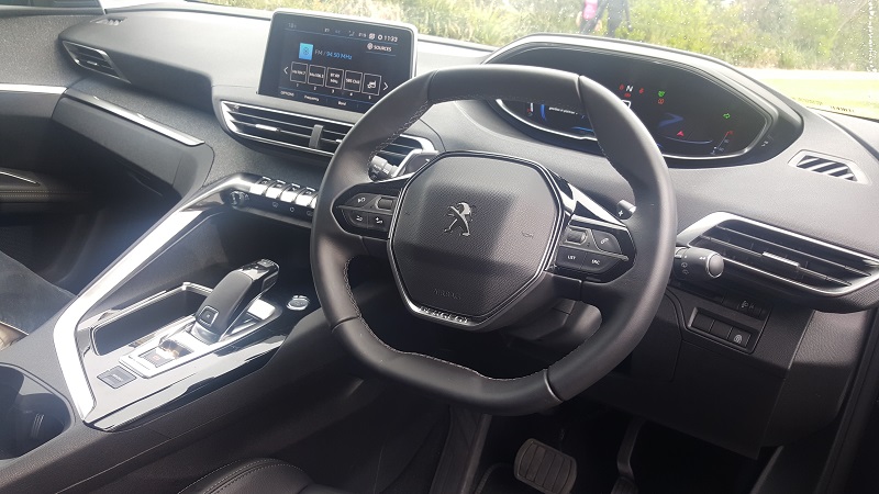 The view from the Peugeot 3008 'cockpit'