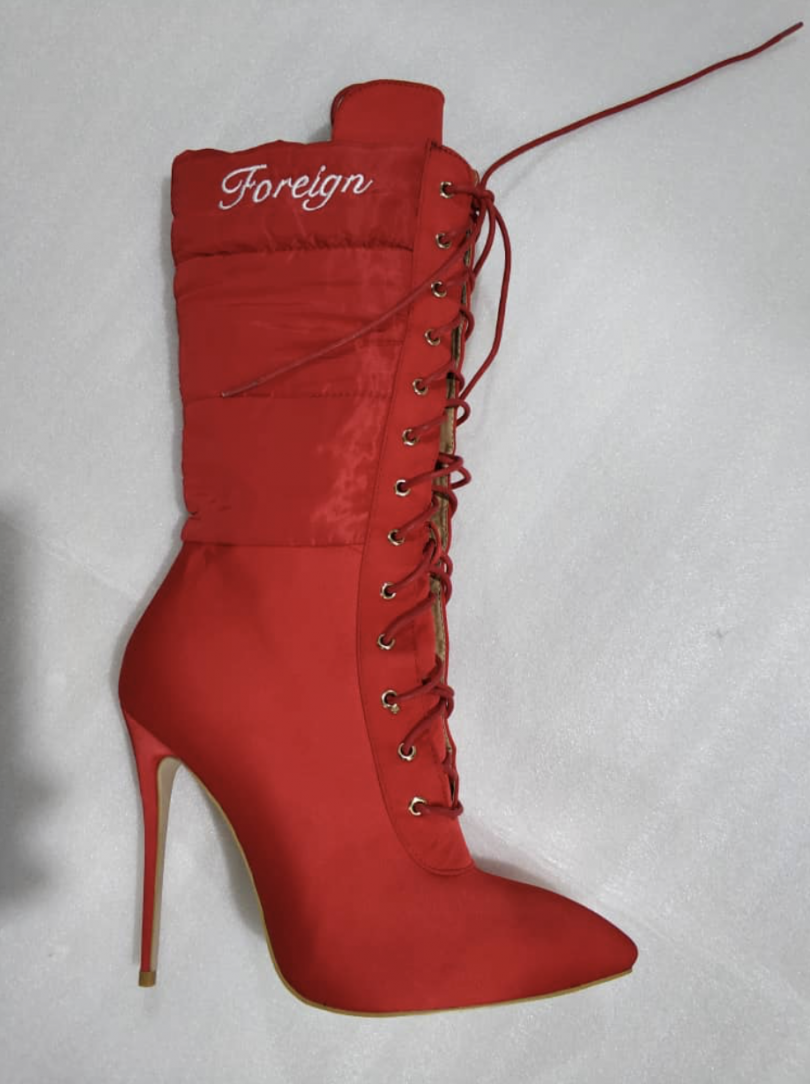 Nothing says stylish like a pair of red, hot boots!