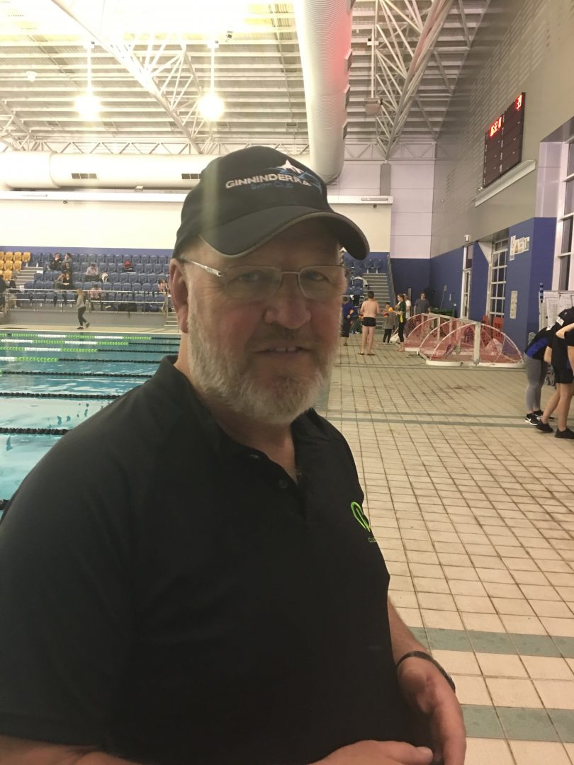 Jim Fowlie, head coach, Ginninderra Swim Club, CISAC. Photo: Tim Gavel.