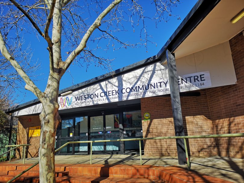 The Weston Creek Community Centre. 