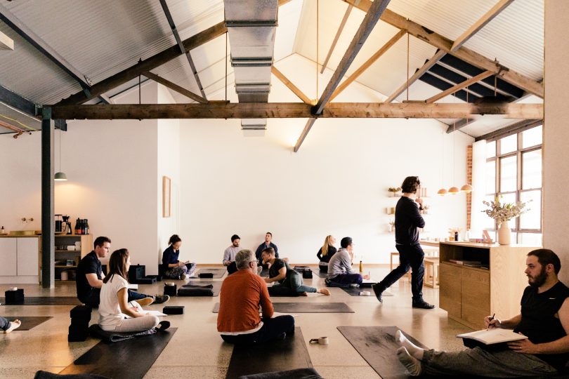 Finding a mindful moment in a Flow Drawing class with local artist and Archibald prize finalist Dr Tony Curran