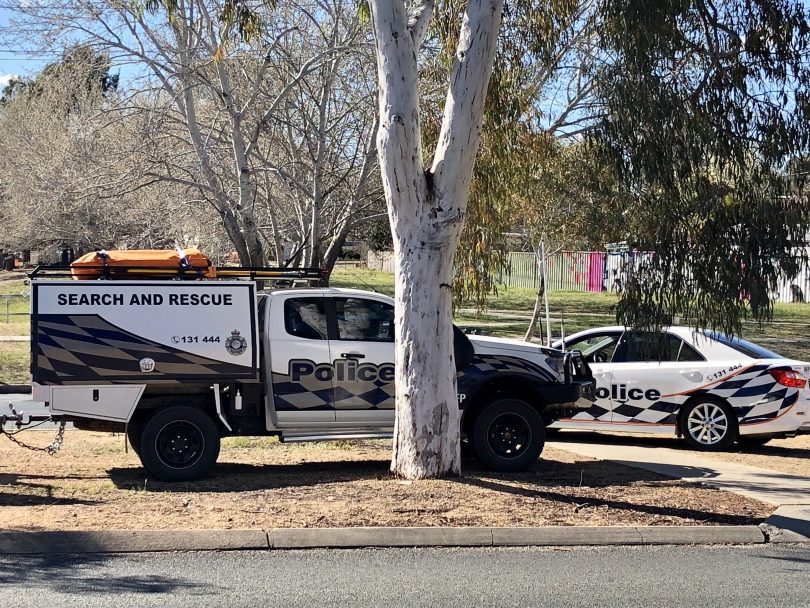 A man has died from a suspected heart attack in Mawson. Photo: Supp