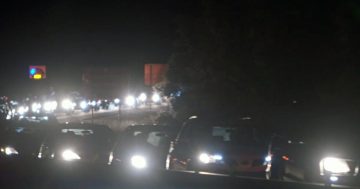 Tuggeranong Parkway brought to a standstill after collisions on Saturday night