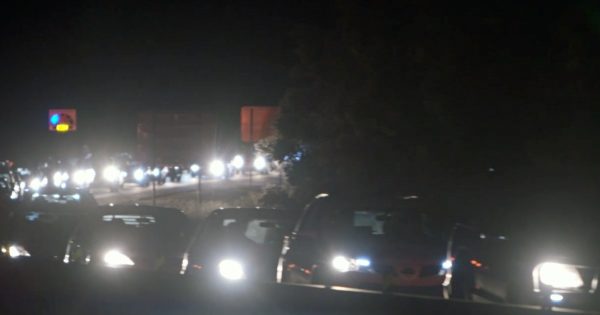Tuggeranong Parkway brought to a standstill after collisions on Saturday night