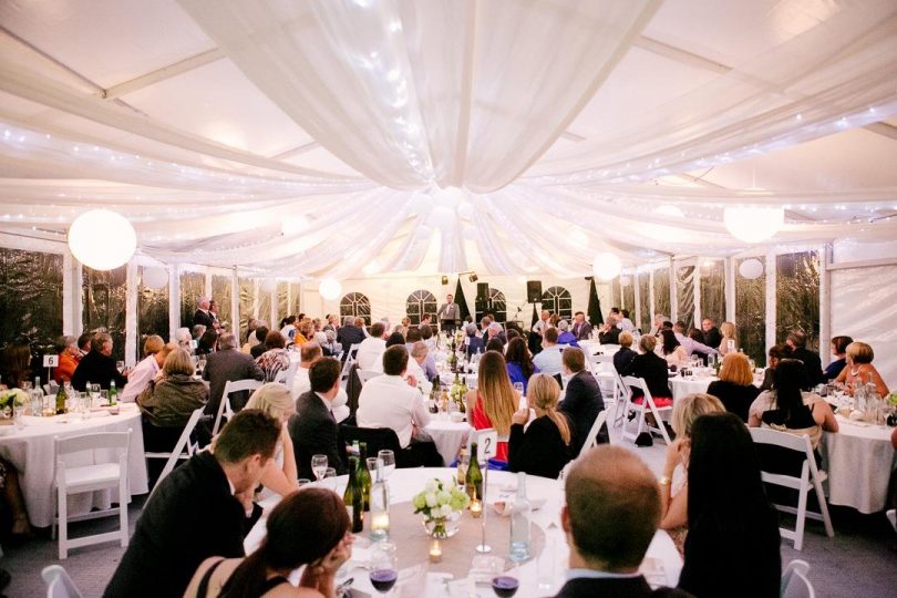 Poachers Pantry wedding marquee