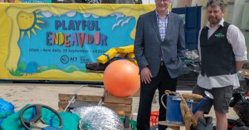 Pop-up play space takes over Civic Square to encourage creative play
