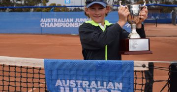 Canberra tennis protege Charlie Camus keeping his feet firmly on the ground